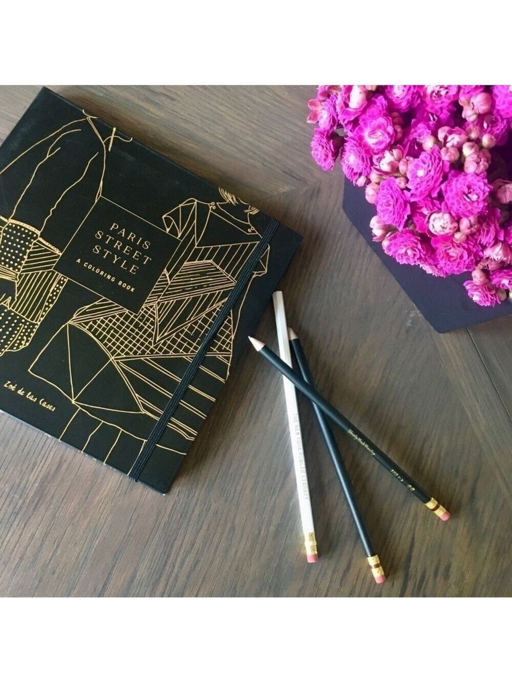 Paris Street Style coloring book for grownups